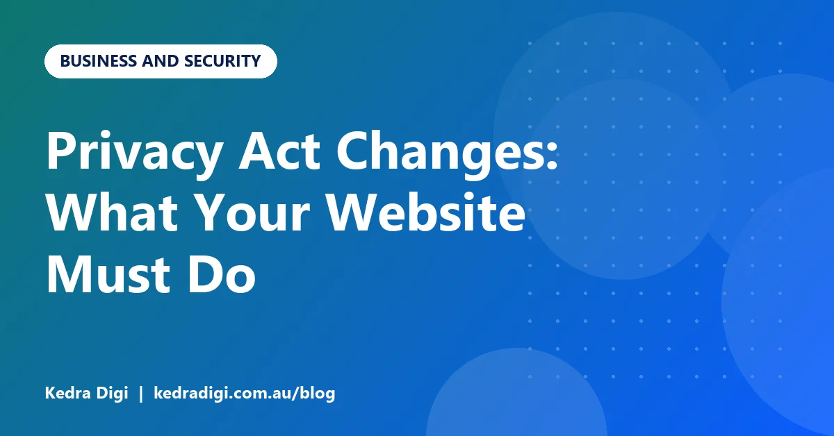Website privacy policy and data protection checklist