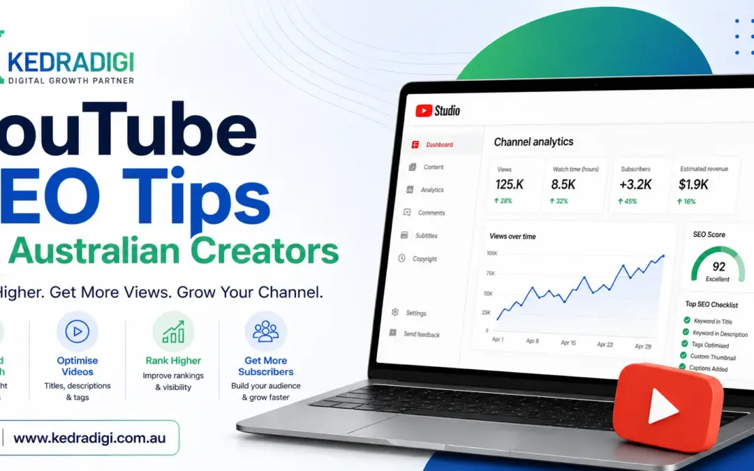 YouTube SEO Tips for Australian Creators Kedra Digi