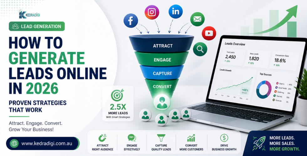 How to Generate Leads Online in 2026 (Proven)